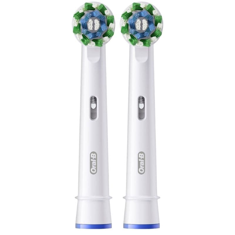 ORAL-B Refill Cross Action Replacement Brush Heads White - 2 Pieces 3900 EB50BRX-2
