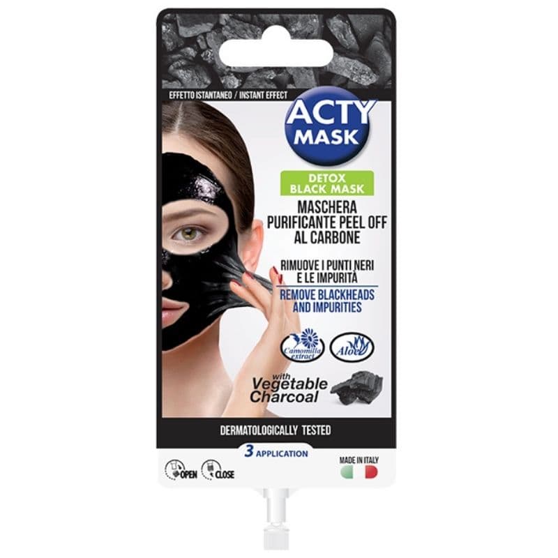 EUROSIREL Acty Black Mask Peel of with Charcoal - 15ml 54024