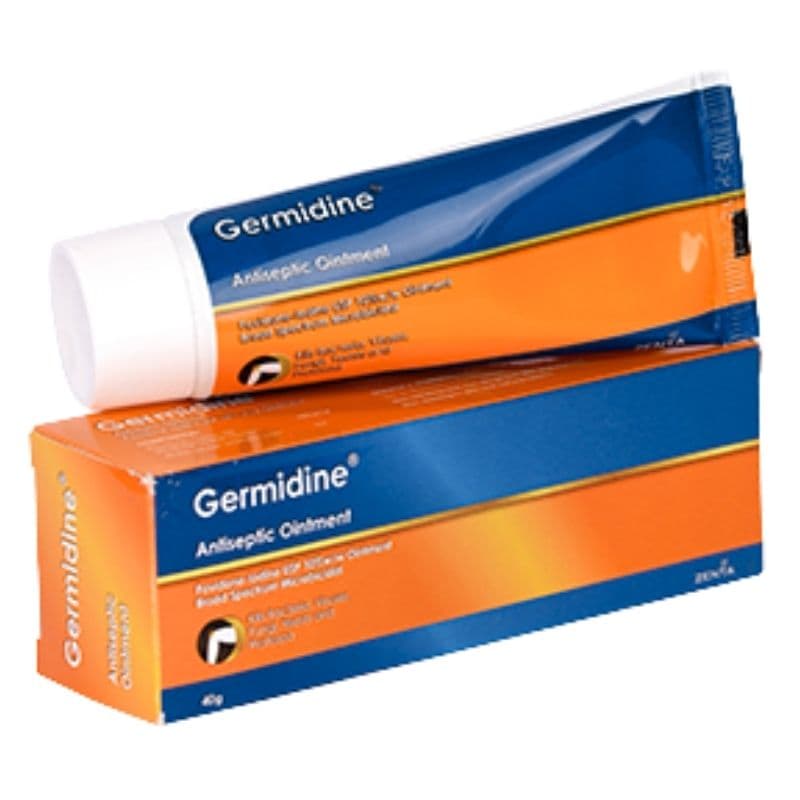 GERMIDINE Antiseptic Ointment Povidone-Iodine 10% - 40g