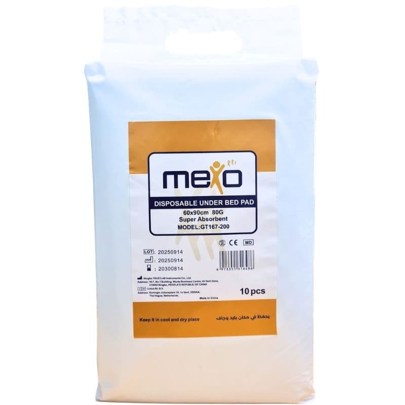 MEXO Bed Disposable Underpads 60X90cm - 10 Pieces 137999