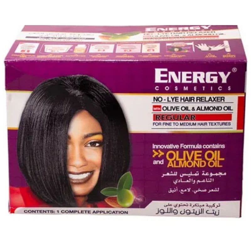 ENERGY No Lye Hair Relaxer Kit - Regular Strength