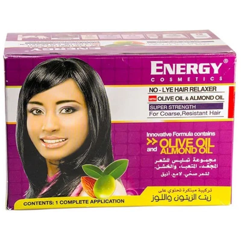 ENERGY No Lye Hair Relaxer Kit - Super Strength