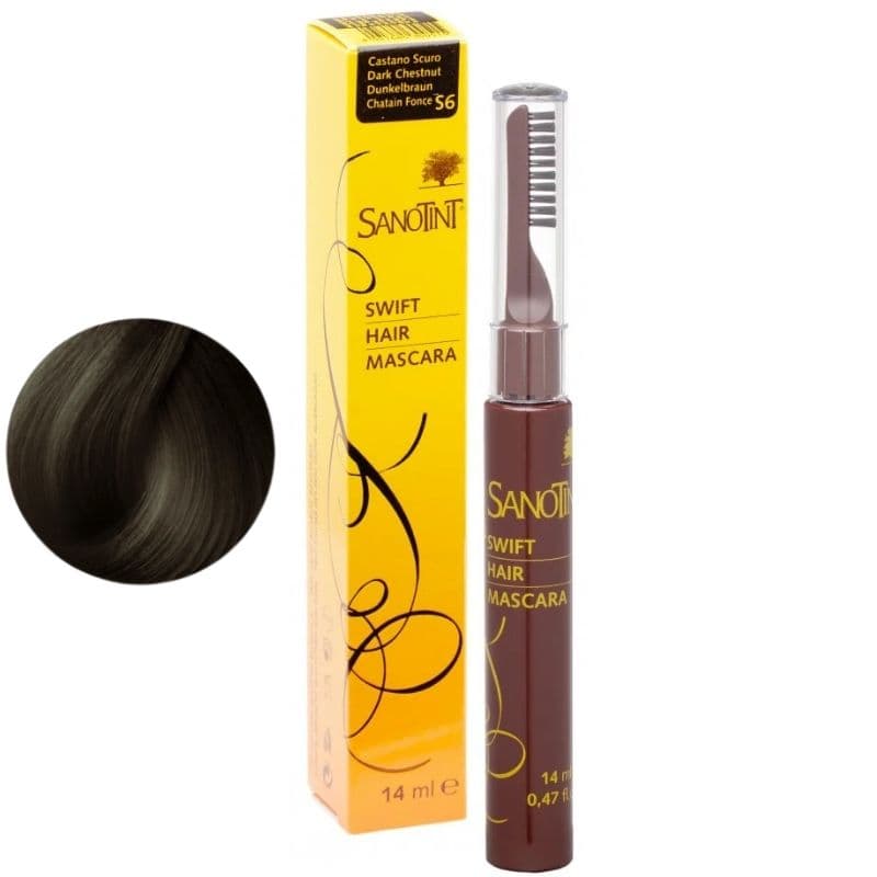 SANOTINT S6 Swift Hair Mascara Dark Chestnut - 14ml