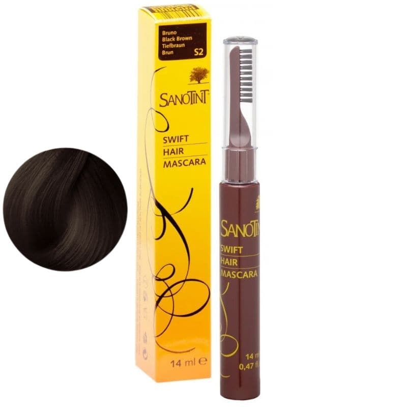SANOTINT S2 Swift Hair Mascara Black Brown - 14ml
