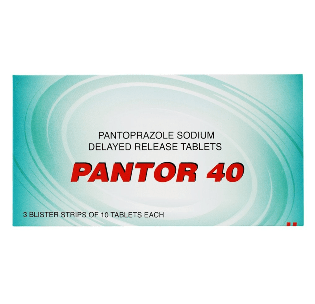 PANTOR 40mg Pantoprazole - 30 Tablets