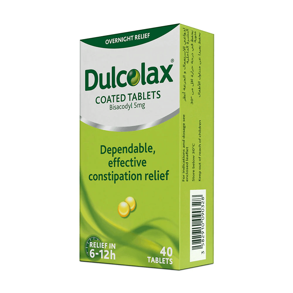 DULCOLAX 5mg Bisacodyl - 40 Coated Tablets