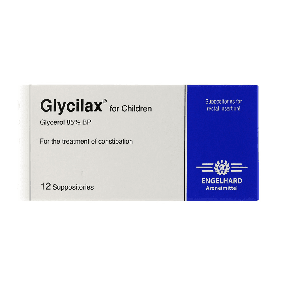 GLYCILAX Child 85% Glycerol - 12 Suppositories