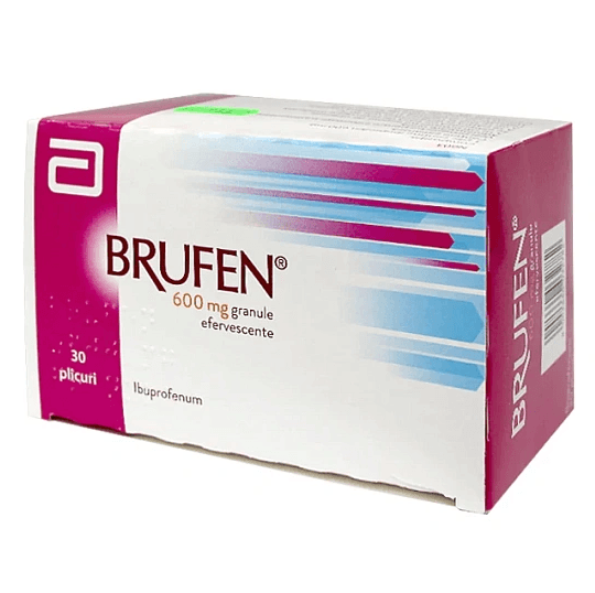 BRUFEN 600mg Ibuprofen - 20 Sachets of Granules