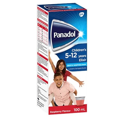 PANADOL Children 5 to 12 Years 240mg/5ml Paracetamol - 100ml Elixir