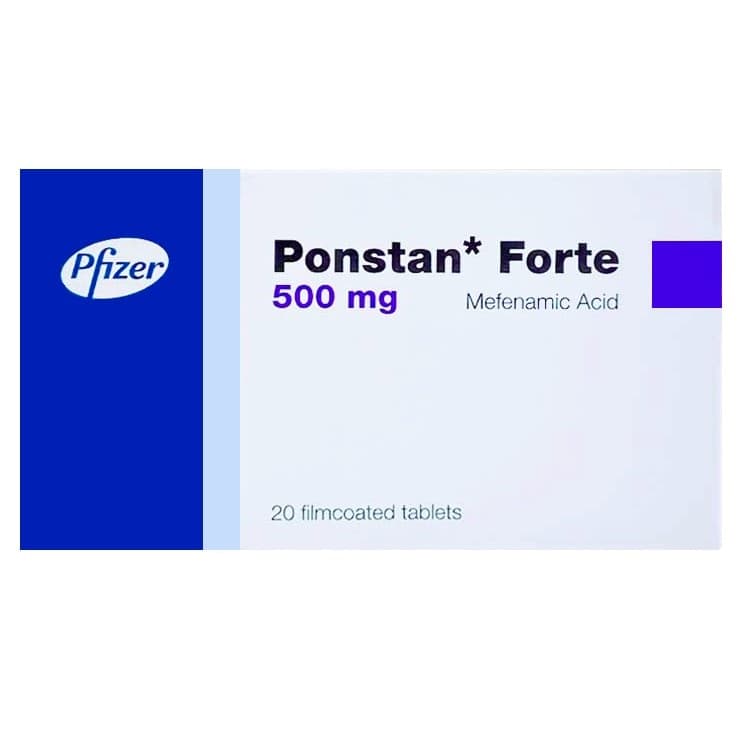 PONSTAN Forte 500mg Mefenamic acid - 20 Tablets
