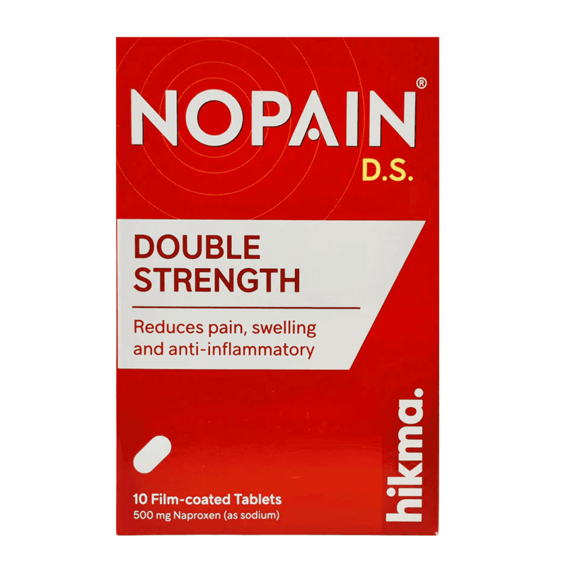 NOPAIN D.S. 500mg Naproxen Sodium - 10 Tablets