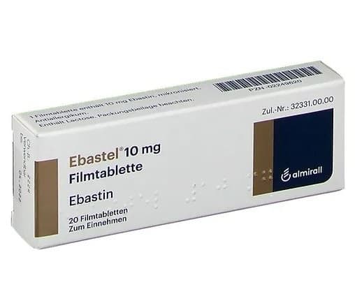 EBASTEL 10mg Ebastine - 20 Tablets