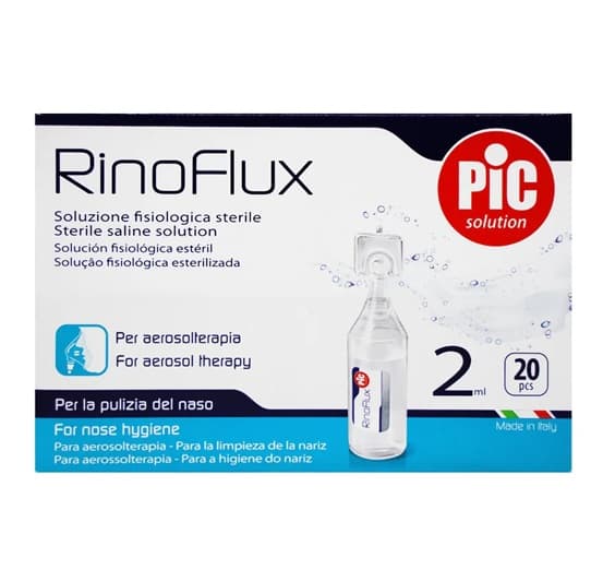 PIC Rinoflux Sterile Saline Solution - 2ml x 20 Ampoules