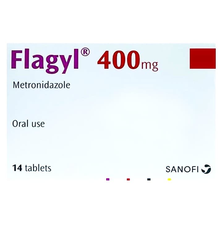 FLAGYL 400mg Metronidazole - 14 Tablets