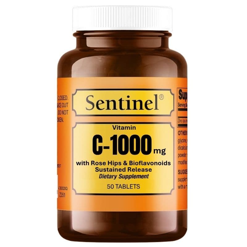 SENTINEL Vitamin C 1000mg - 50 Tablets