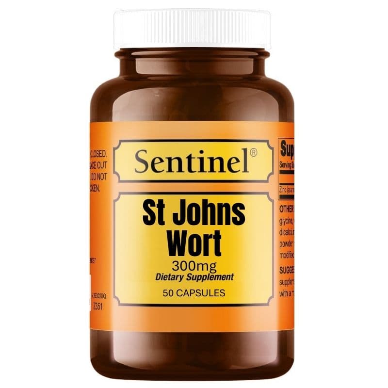 SENTINEL St Johns Wort 300mg - 50 Capsules