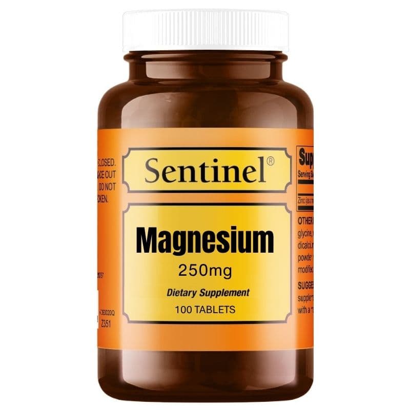 SENTINEL Magnesium 250mg - 100 Tablets