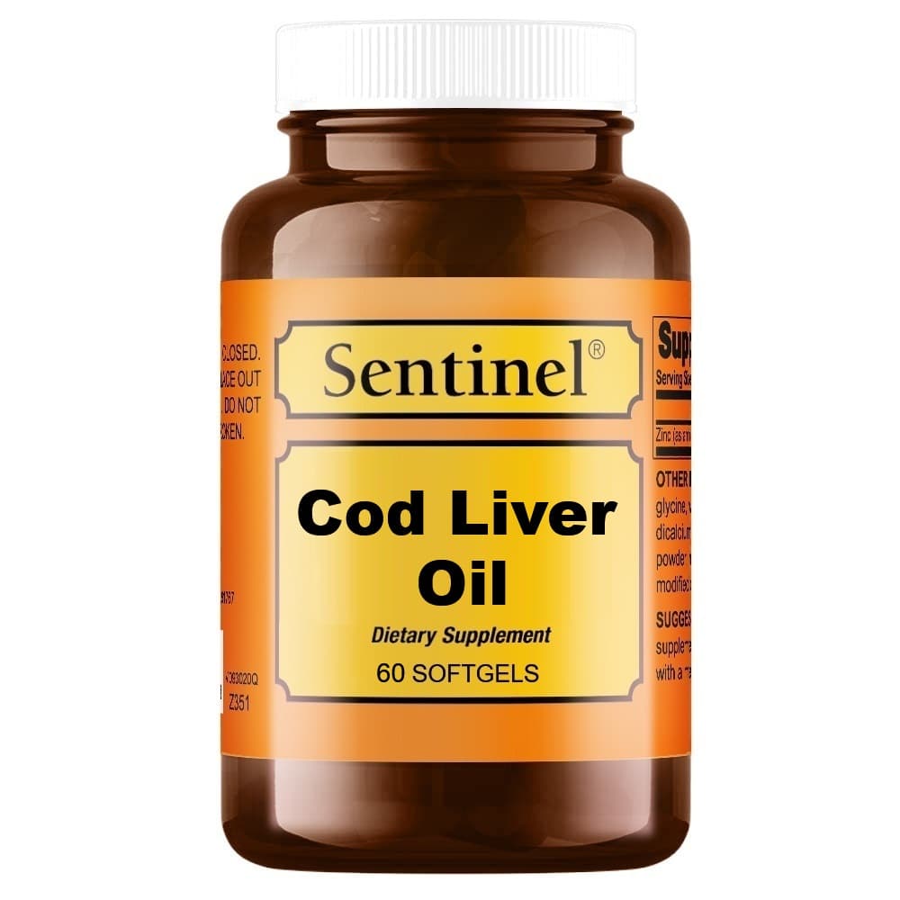 SENTINEL Cod Liver Oil - 60 Softgels