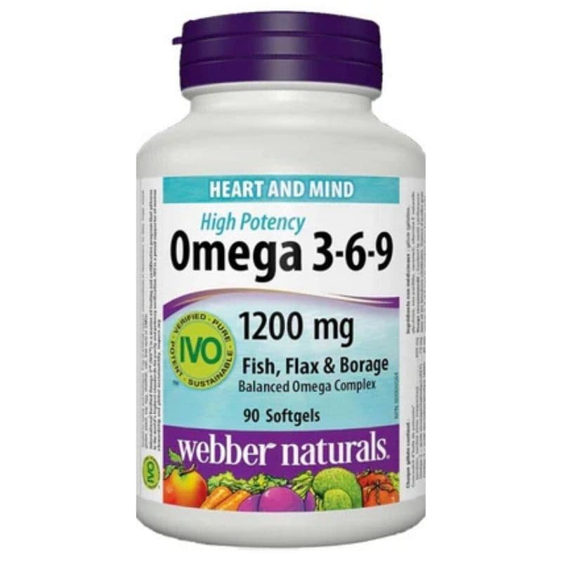 WEBBER Omega 3.6.9 1200mg - 90 Softgels