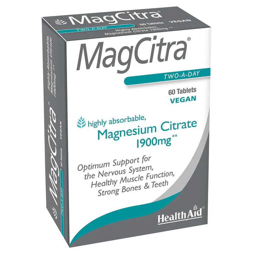 HEALTH AID Magcitra - 60 Tablets