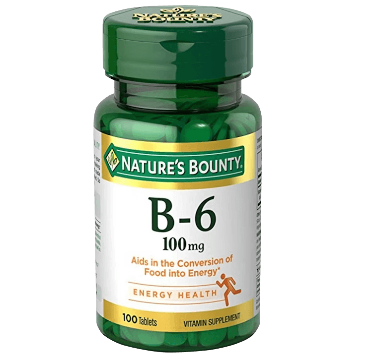 NATURES BOUNTY Vitamin B6 100mg - 100 Tablets