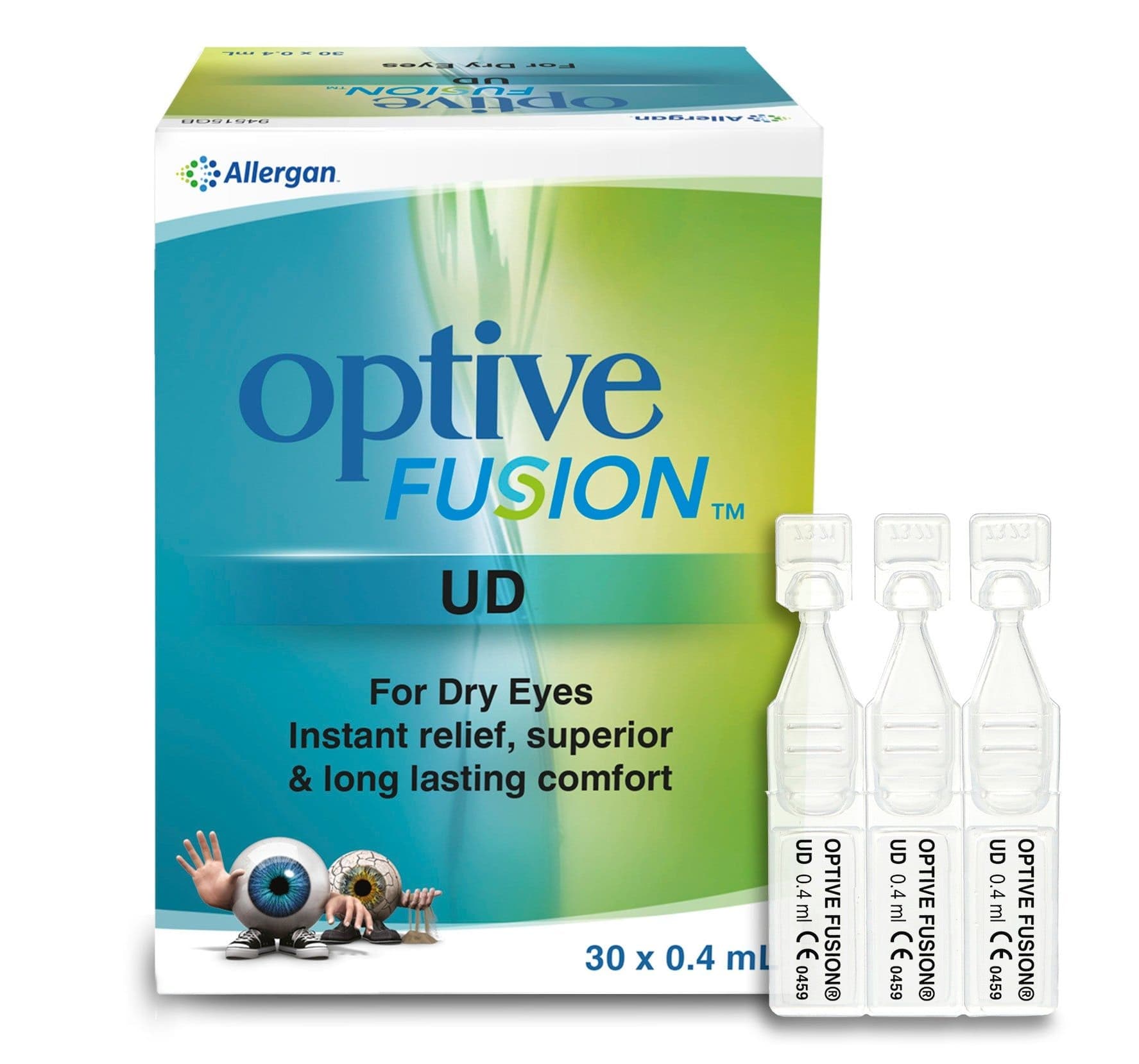 OPTIVE Fusion UD - 30 Vials x 0.4ml Eye Drops