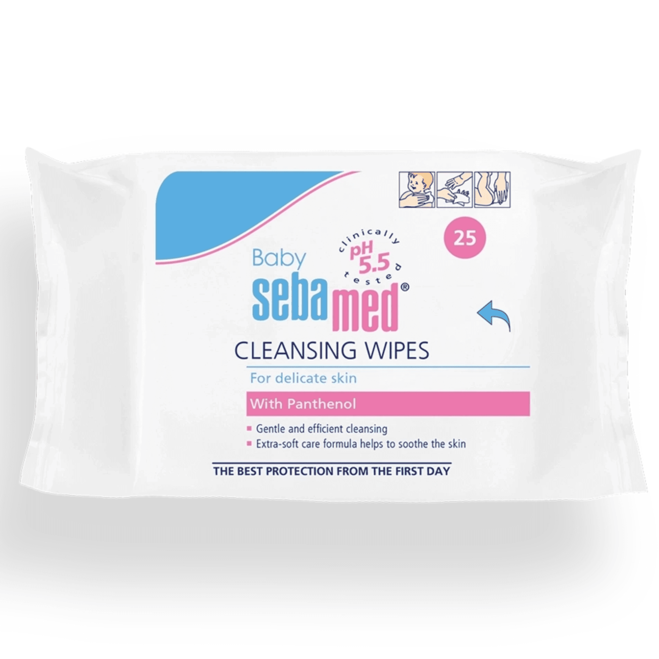 SEBAMED - Baby Cleansing Wipes - 25 Pieces 1952