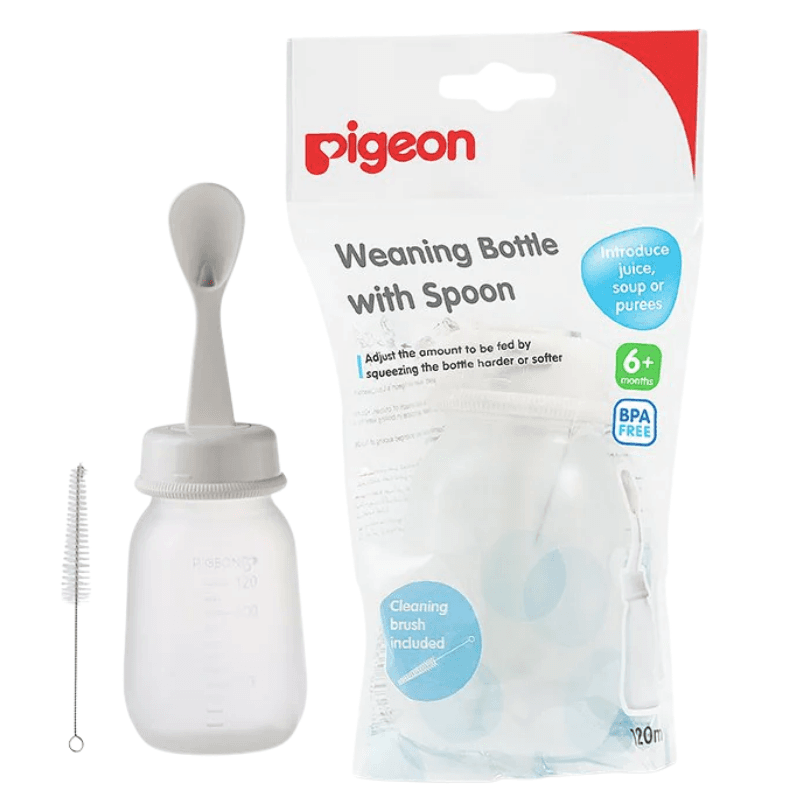 PIGEON Weaning Bottle with Spoon - 120ml 3328