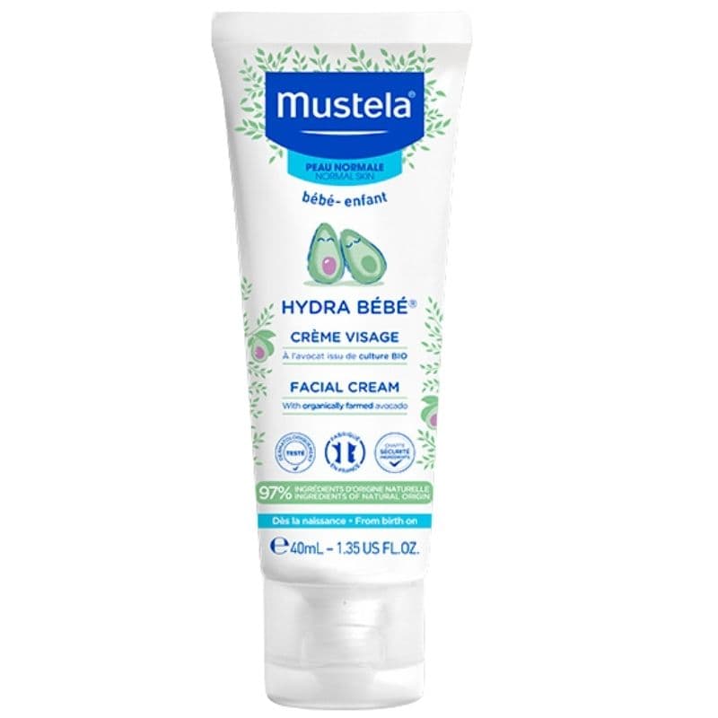 MUSTELA Hydra Bebe Facial Cream with Avocado - 40ml 3079