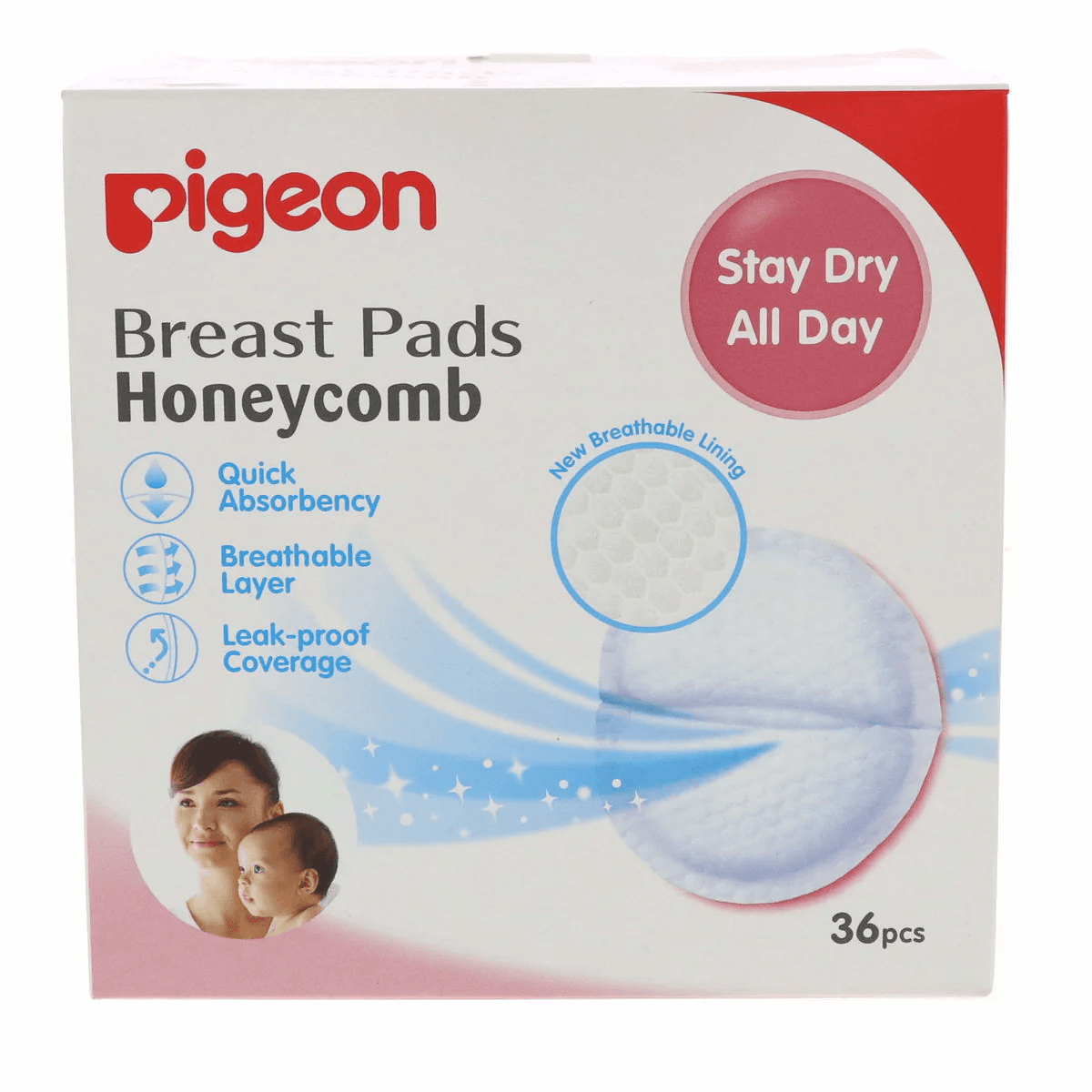 PIGEON Breast PadsHoney - 36 Pieces 16592 79258