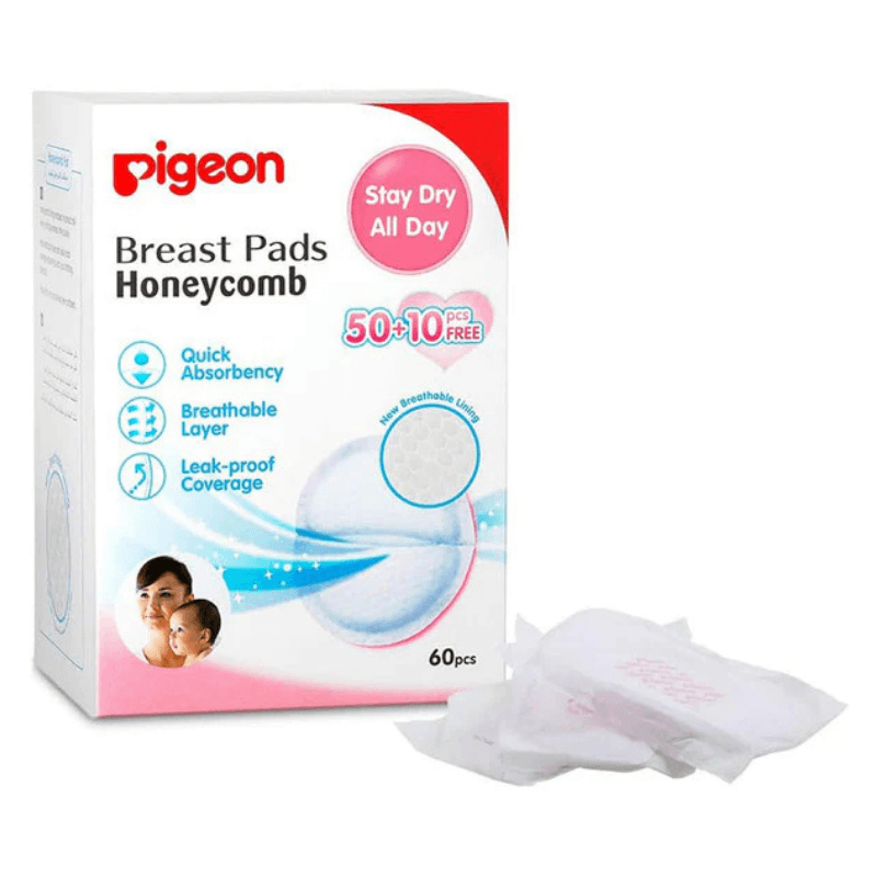 PIGEON Breast Pads Honey - 60 Pieces 79259 16593