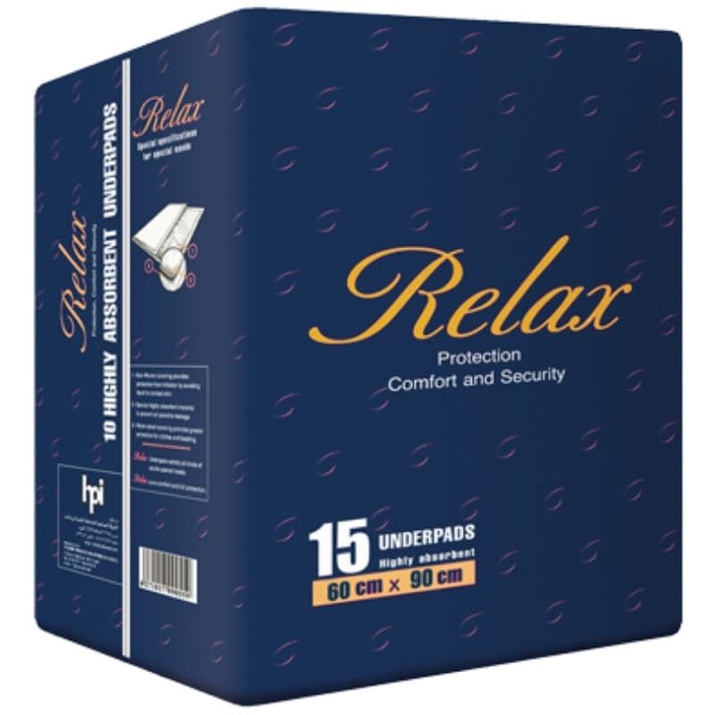 RELAX Under pads Premium Performance 60 to 90cm - 15 Pieces
