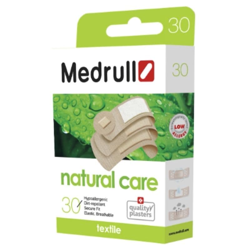 MEDRULL Natural Care Wound Plasters - 30 Pieces
