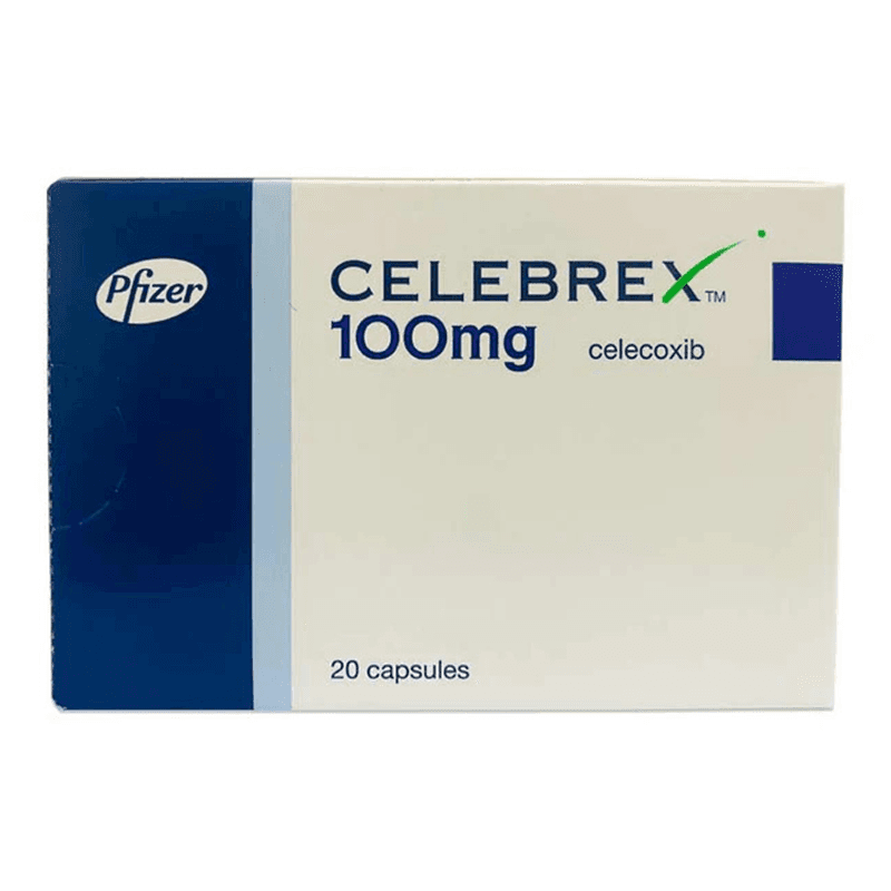 CELEBREX 100mg Celecoxib - 20 Capsules