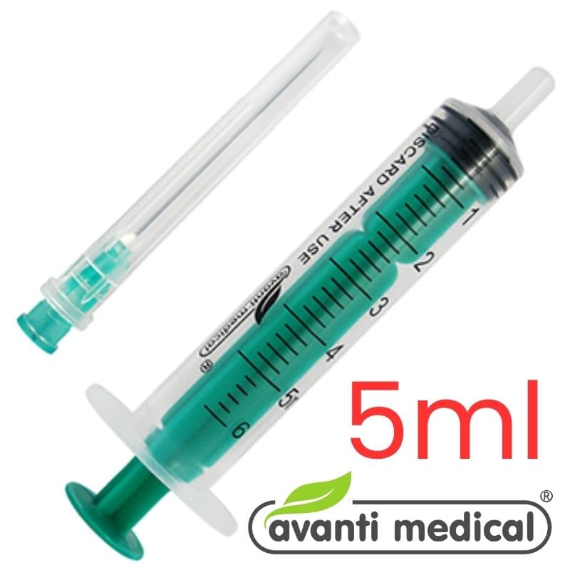 أفانتي - حقن 5 مل 21G × 1.5 - 100 قطعة