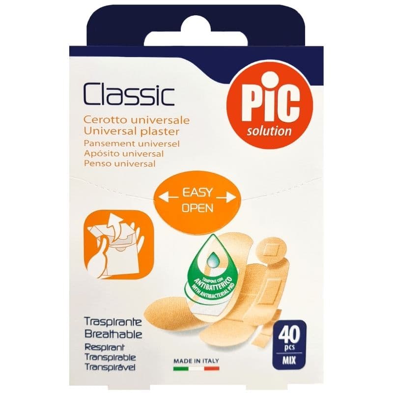 PIC Classic Assorted Plaster - 40 Pieces 240090