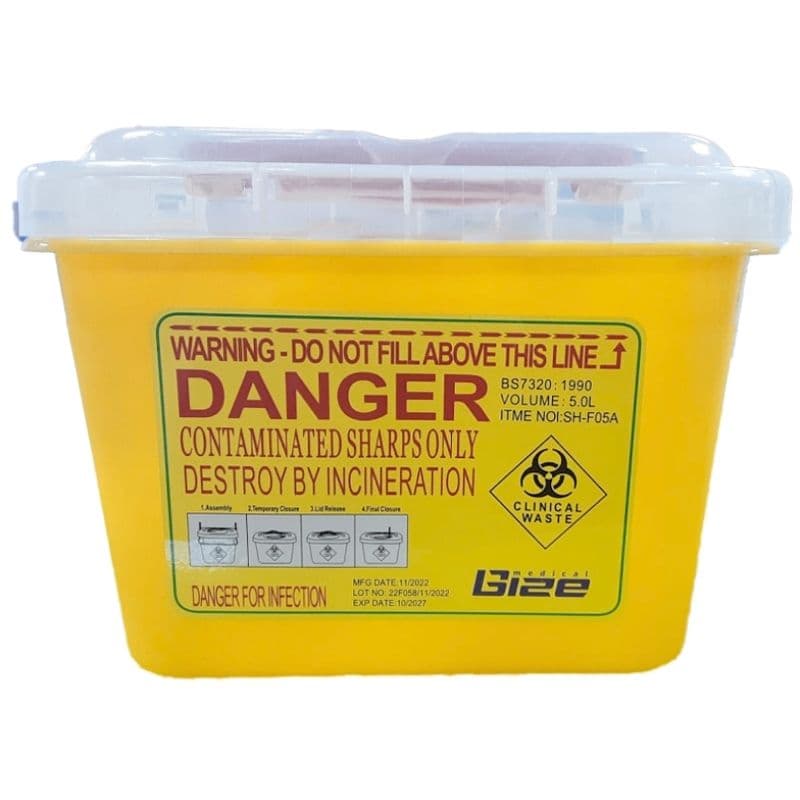 MX-LRD Sharp Container 5 Liters Yellow SH-40081 118612