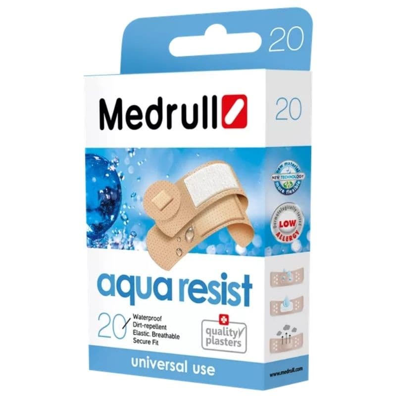 MEDRULL Aqua Resist Wound Plasters - 20 Pieces