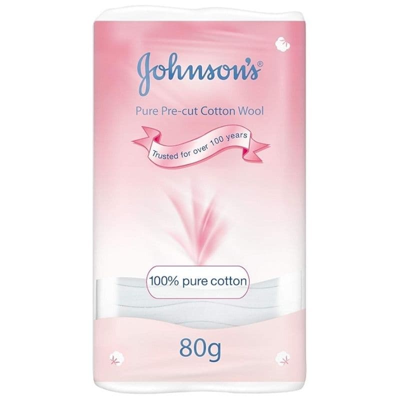 JOHNSON & Johnson Cosmetic Cotton Wool - 80g JJCBTR003