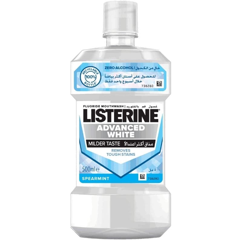 LISTERINE Advanced White Mouthwash - 500ml LSR911