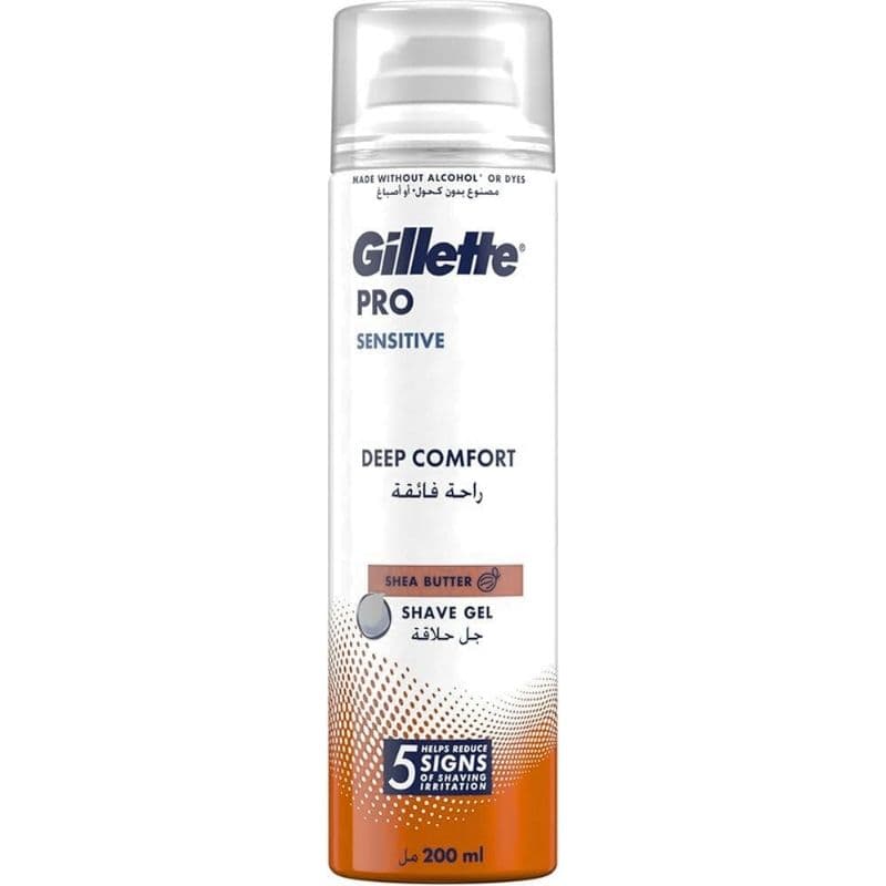 GILLETTE Shave Gel Pro Sensitive Deep Comfort Shea Butter - 200ml 1512006600