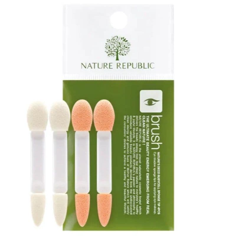 NATURE REPUBLIC Beauty Tool Rubycell Sponge Tip - 4 Pieces 583205