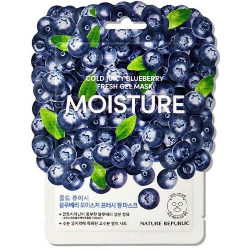 NATURE REPUBLIC Cold Juicy Blueberry Fresh Gel Mask - 25ml 583763