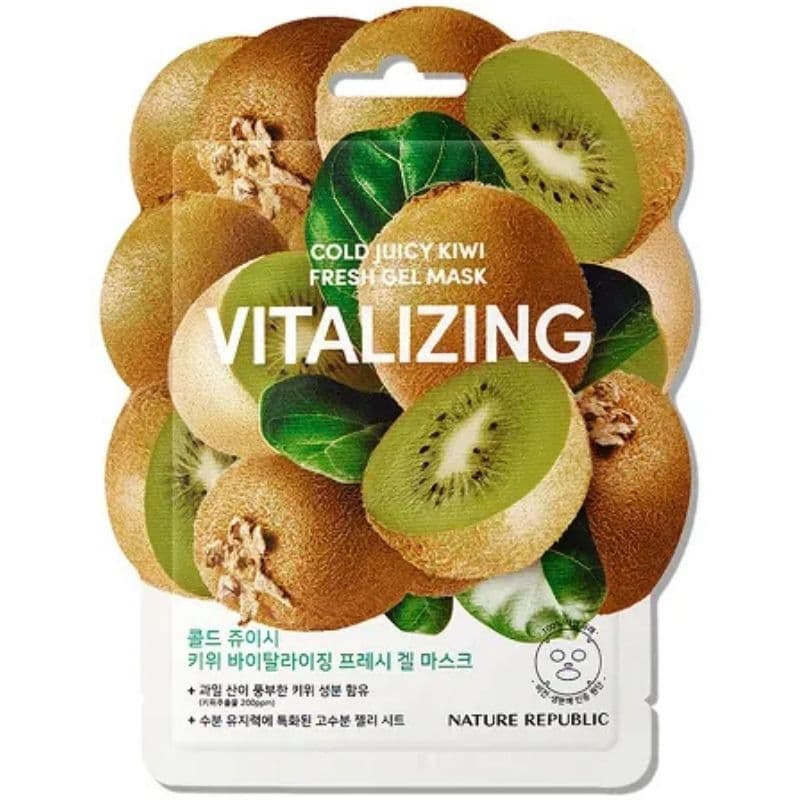 NATURE REPUBLIC Cold Juicy Kiwi Vital Fresh Gel Mask - 25ml 583762