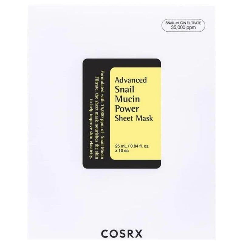 COSRX Advanced Snail Mucin Power Sheet Mask - 10x25ml 584323