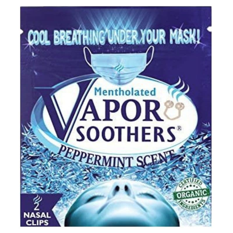 VAPOR Peppermint Scent Soother - 2 Nasal Clips