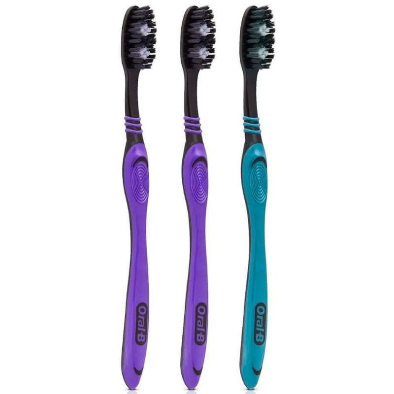 ORAL-B Toothbrush Black Ultra Thin for Sensitive Gums 12101 Promo 2+1