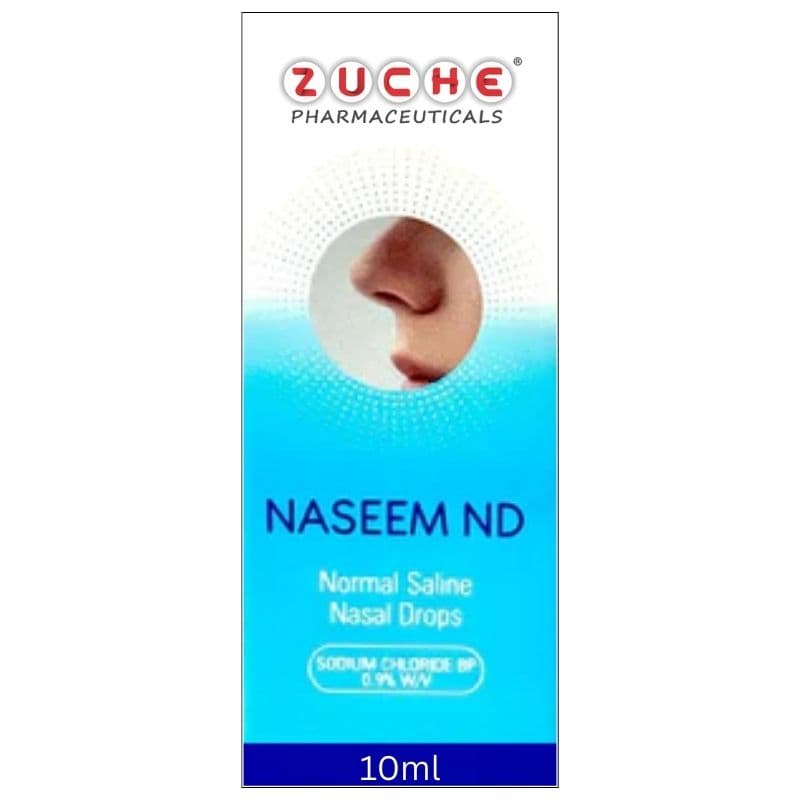NASEEM ND Normal Saline Nasal Drops - 10ml