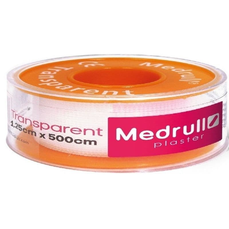 MEDRULL Fixation Tape Roll Transparent Plaster - 1.25cmx5m