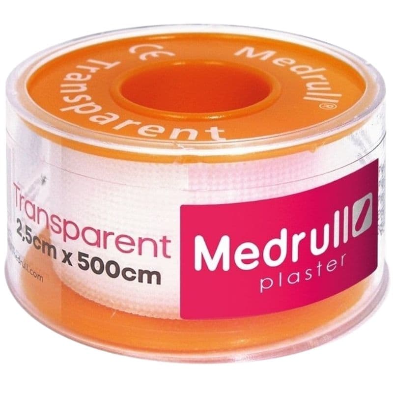 MEDRULL Fixation Tape Roll Transparent Plaster - 2.5cmx5m